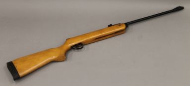 A BSA Meteor air rifle.