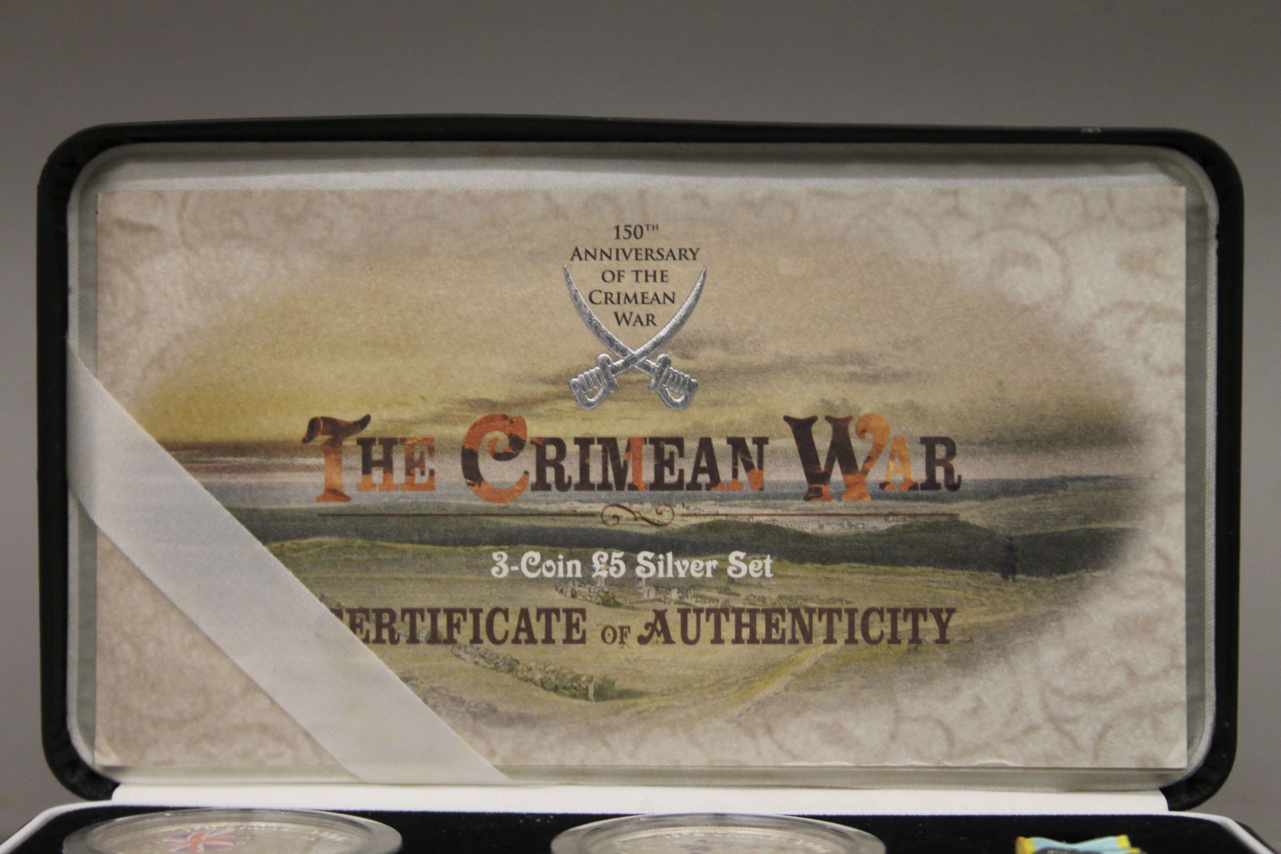 A 150th Anniversary of The Crimean War coin set. - Image 3 of 3