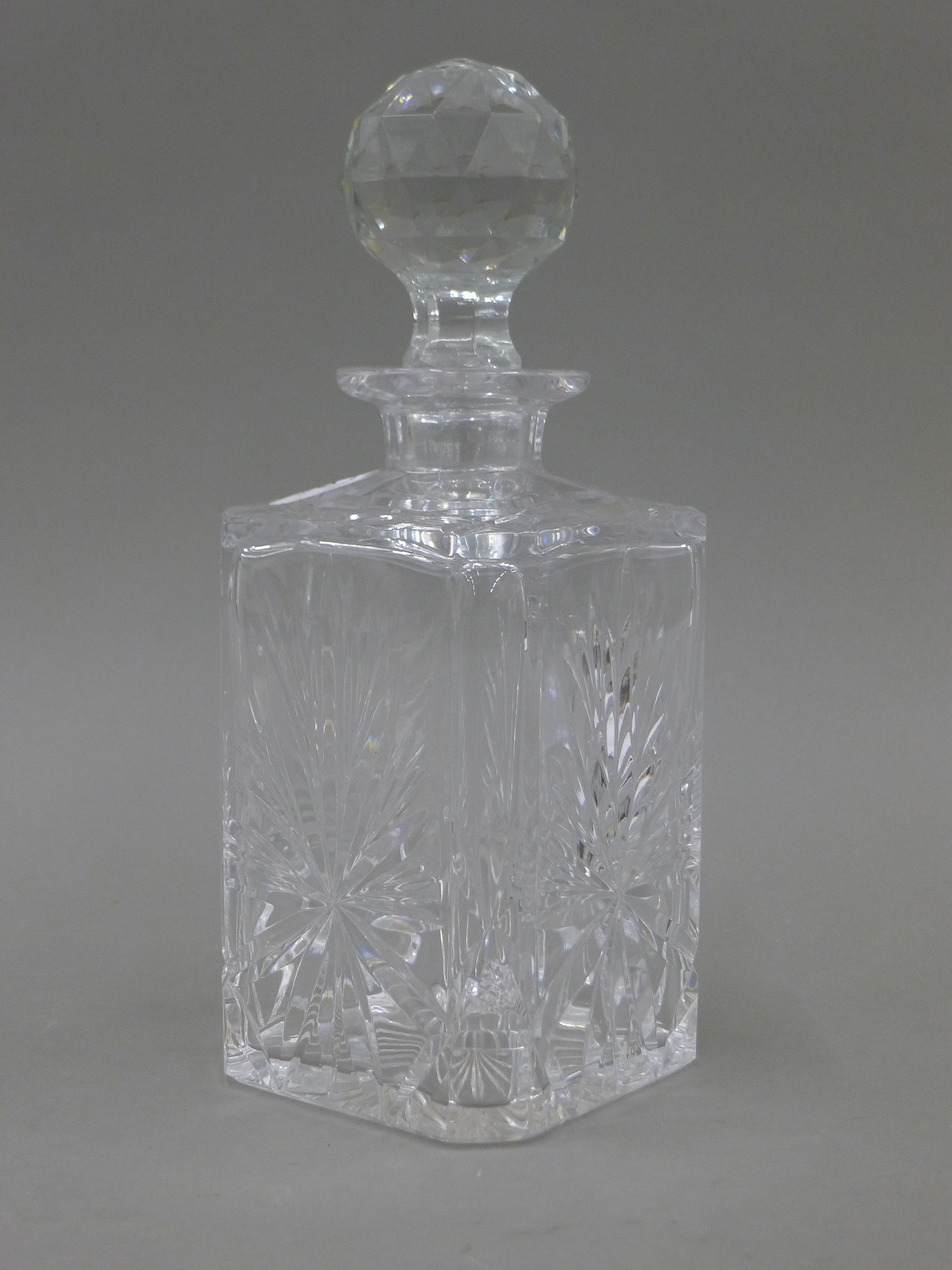 A decanter and glass stand. 35.5 cm long. - Image 3 of 6