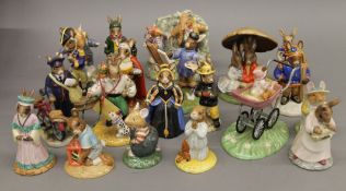 A collection of Royal Doulton Bunnykins figures, etc.