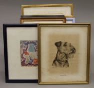 A quantity of prints of dogs, cats, etc.