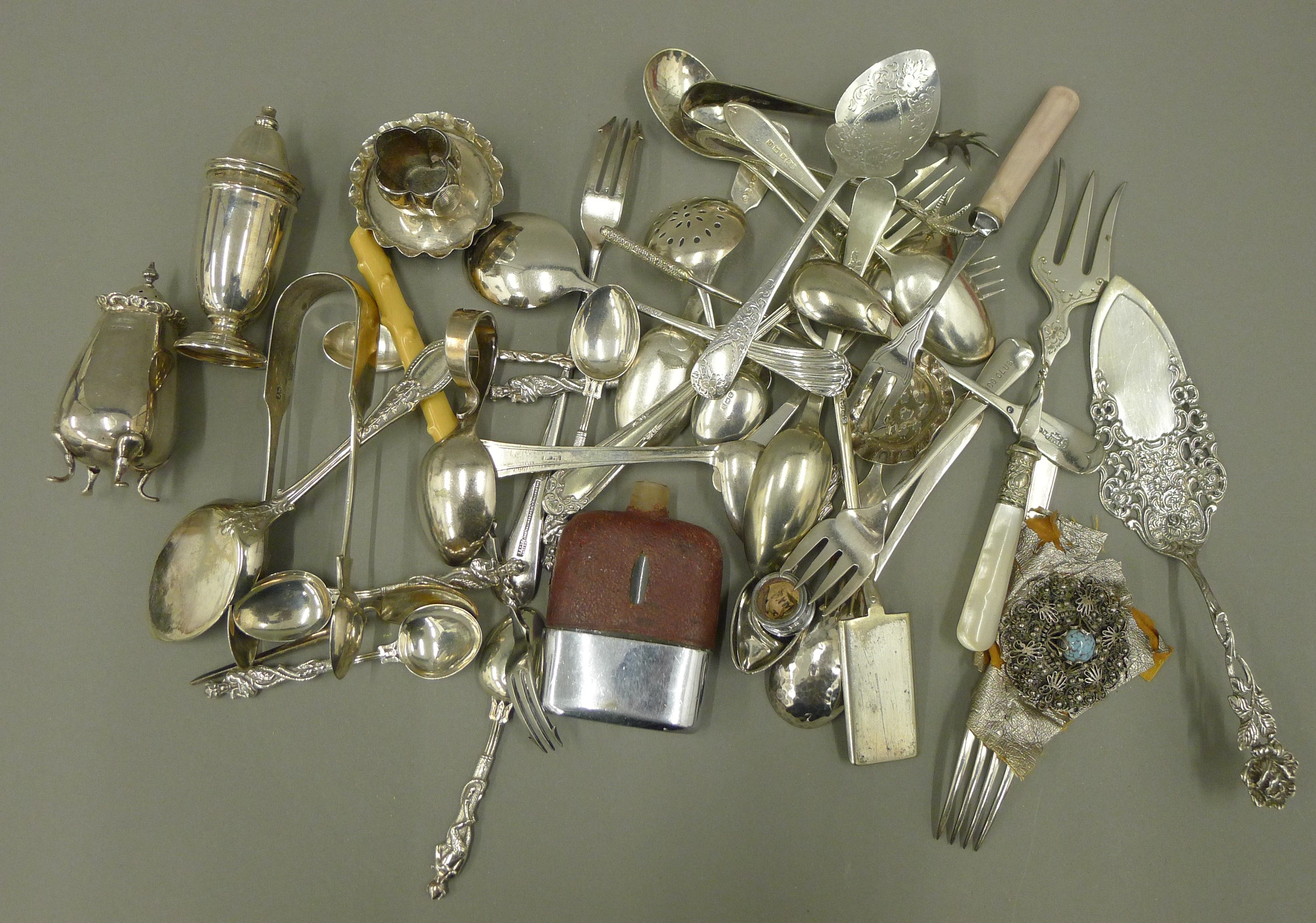 A quantity of silver and silver plate.