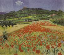 FREDERICK GORE RA CBE (1913-2009) British, Landscape, Artist's Proof, signed in pencil to margin,