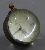 A ball clock. 6 cm high.