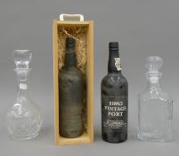 A bottle of Fonseca's Finest 1970 Vintage Port,