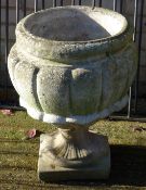 A garden urn.