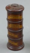 A spice tower. 17 cm high.