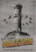 BANKSY (British) (AR), Visit Historic Palestine, print, framed and glazed. 40.5 x 58.5 cm.