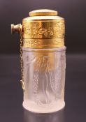 A Lalique scent bottle. 7.5 cm high.