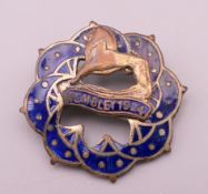 A 1924 Wembley enamel badge. 2.75 cm diameter.