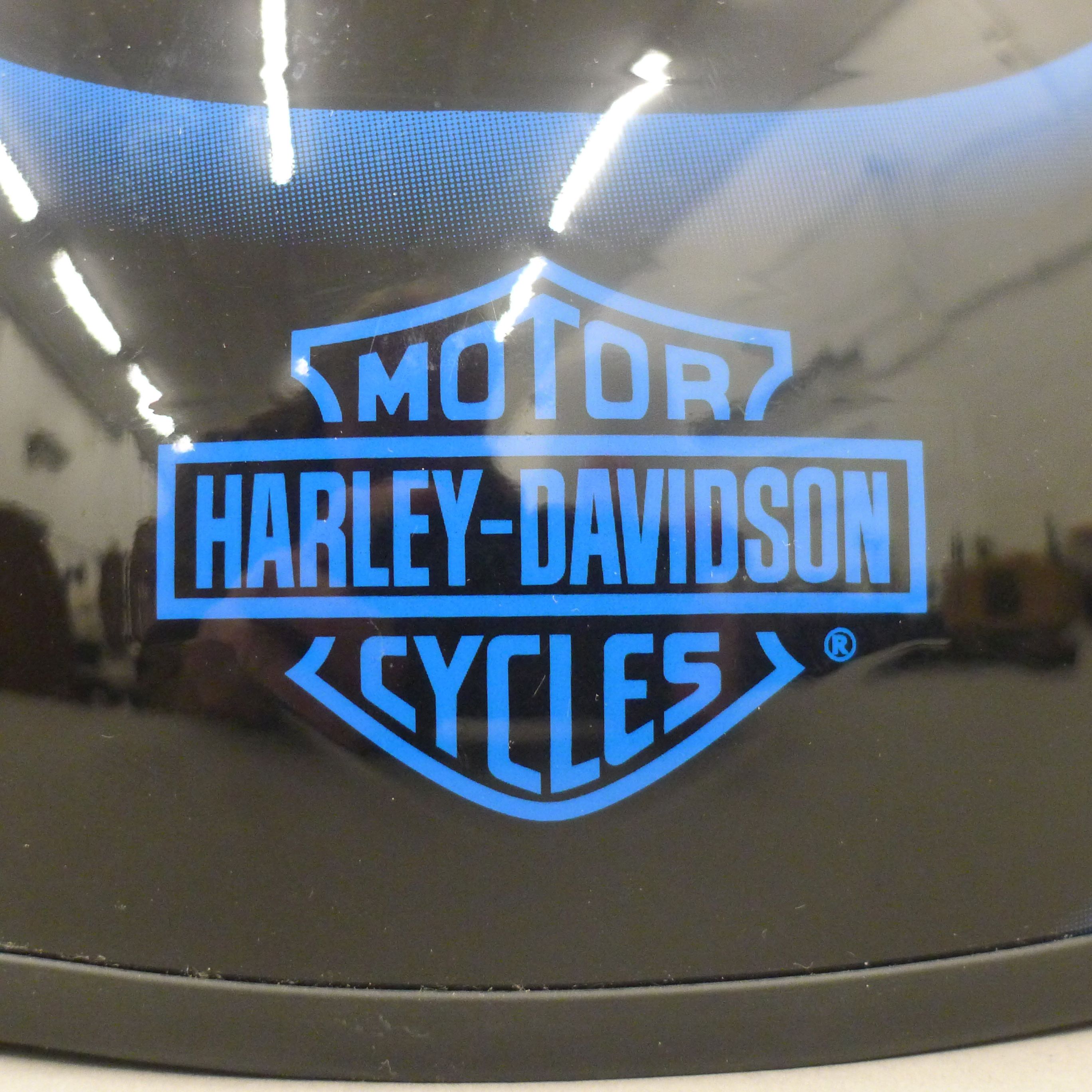 A Harley Davidson helmet. - Image 3 of 3
