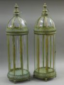 A large pair of lanterns. 90 cm high.