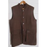 Musto performance tweed shooting waistcoat, quilted lining, size L