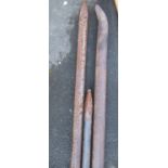 Set of three heavy duty bars