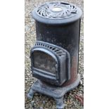 Thurcroft gas stove with gas bottle and glass front