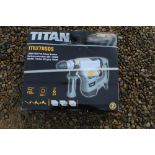 Boxed as new Titan TTB 278 SDS power drill