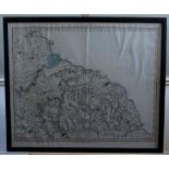 G & J Cary, 86 Saint James' Street London, map of the North Riding of Yorkshire, sheet numbered