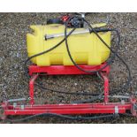 "Quad bike" pesticide sprayer complete with pump and hand lance and fittings, with extending booms