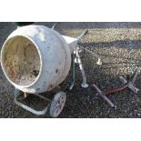 Bar-O-Mix electric cement mixer with stand