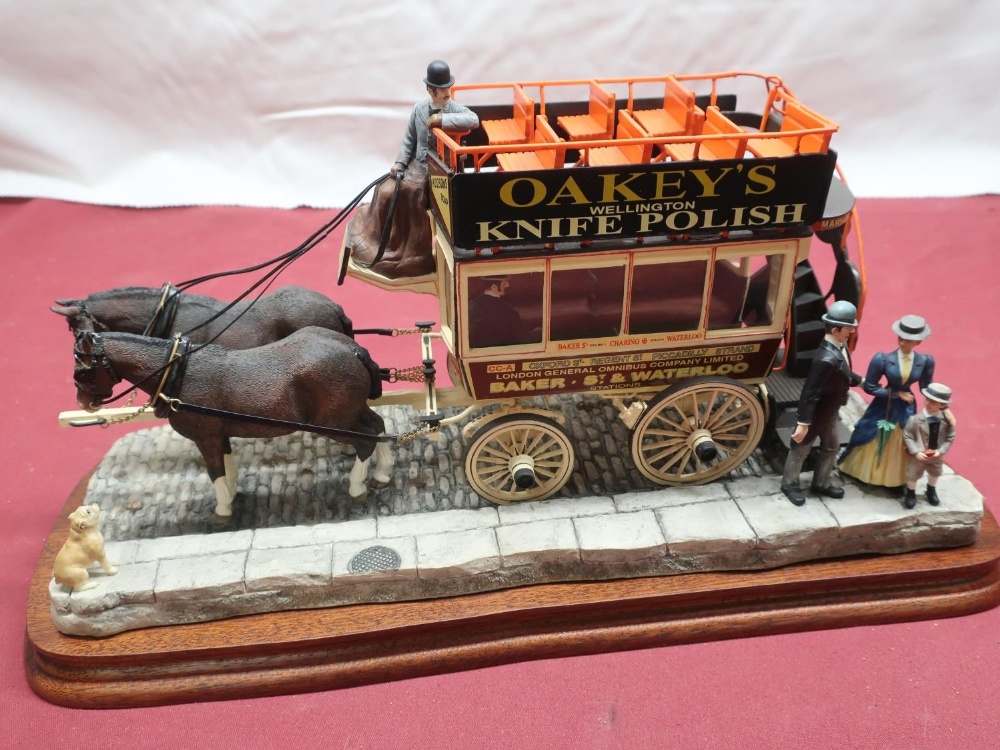 Border Fine Arts 'The London Omnibus' modelled by R J Ayres no.BO7036 Ltd. ed 155/500