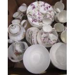 Winterling coffee service for six, selection of Cashmere Dusk fine bone china by Maxwell and