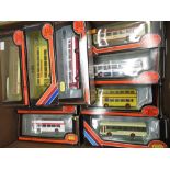 Twenty Gilbow die cast model buses from the First Edition collection, all in original boxes