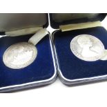 Two Elizabeth II 1973 Cook Islands two dollar silver proofs (2)