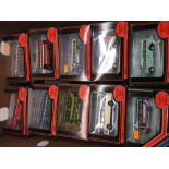 Twenty Gilbow die cast model buses from the First Edition collection, all in original boxes