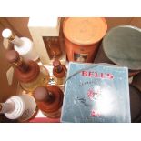 Collection of Bells Whisky decanters and bottle complete with contents to include a Royal 21years