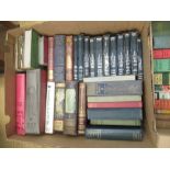 Three boxes of books including Penguins and Victorian young adult stories