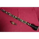 Vinzenz Sudetengau clarinet with reed and spare mouth piece