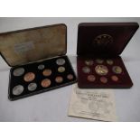 United Kingdom 2002 pattern Euro coin collection, complete with certificate and case, Elizabeth II