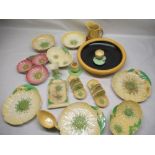 1940's Carlton Ware yellow buttercup toast racks, H10cm, other Carlton Ware yellow buttercup table