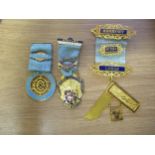 Collection of Craft & Chapter Masonic Regalia from the Harmony Lodge of Ormskirk, West Lancashire,