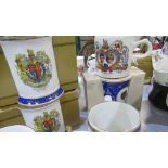 Large collection of post-Victorian Royal commemorative and other mugs (3 boxes)