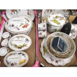 Royal Worcester Evesham Ware including three graduated lidded casserole dishes, Ramekin dishes,