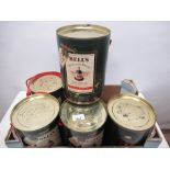 Six Bells Whisky Christmas decanters, complete with original contents