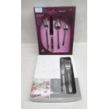 Amefa twelve piece steak set, Amefa Masters Harley twenty four piece cutlery set (2)