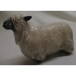 John Beswick figurine of a Wensleydale sheep from the Rare Breeds Collection