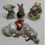 John Beswick Thelwell pony figurine 'Kick Start', Royal Doulton Tom Bunnykins DB72, Beswick