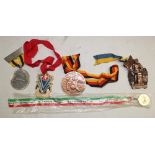 Large collection of tournament and club medals, mostly of German/US/UK military/joint military