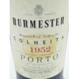 Burmester Colheita 1952 Vintage Port, bottled 2018, 750ml 20%vol, 1btl