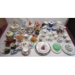 Large collection of coronation ware, cups, plates, ornaments, etc