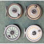 Four fly fishing reels, three by Leeda, one by Intrepid (4)