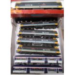 Two Hornby 00 gauge diesel locomotive St Cuthbert (boxed), similar Scot Rail Trains and Carriages