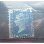 Victorian 2d blue U/M, plate 14