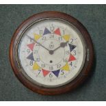 Circular wall hanging reproduction RAF mess clock