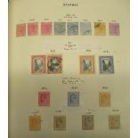 Album of stamps from Bahamas, Bahrain, Barbados, Basutoland, Batum and Bechuanaland, incl. sets,