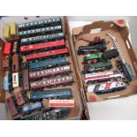 Collection of 00 gauge unboxed railway locomotives and rolling stock, incl. two Bachmann Autotrain