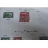 Album of USA stamps, incl. some early material and a similar stock book (2)